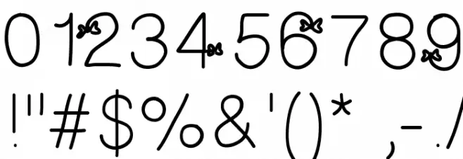 galFont Font OTHER CHARS