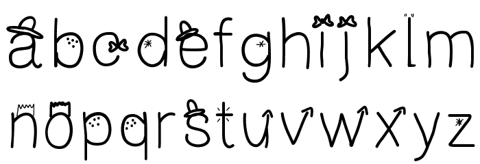 galFont Font LOWERCASE