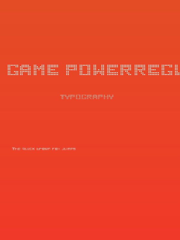 game powerRegular Poster