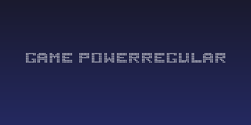 game powerRegular Social Header