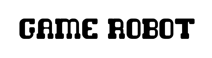 game robot  नि: शुल्क फ़ॉन्ट्स डाउनलोड