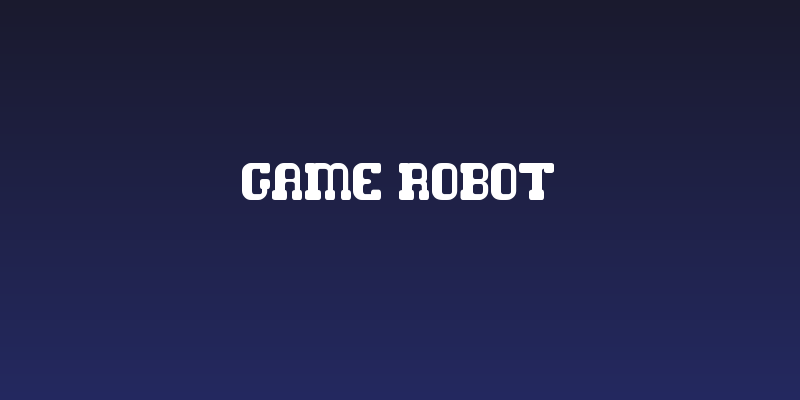 game robot Social Header