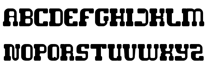 game robot Font LOWERCASE