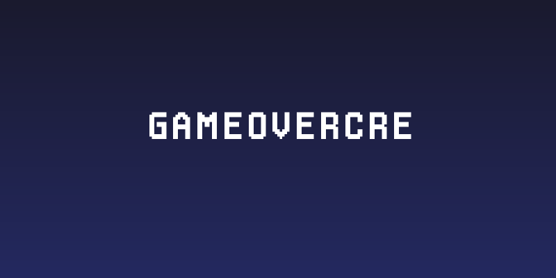 gameovercre Social Header