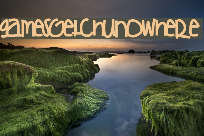 gamesGetchuNoWhere Font examples
