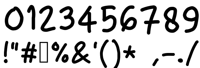 gaplek Font OTHER CHARS