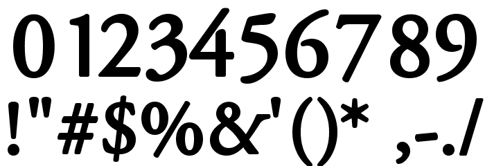 gara Black Font OTHER CHARS