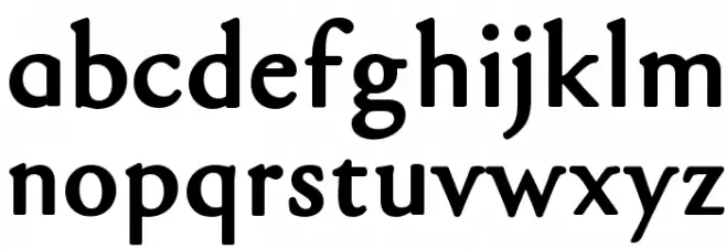 gara Black Caratteri MINUSCOLO