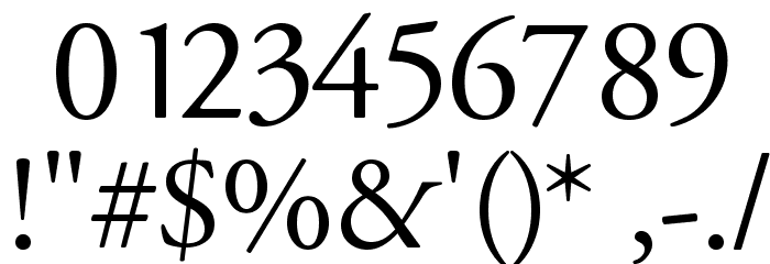 gara Font OTHER CHARS