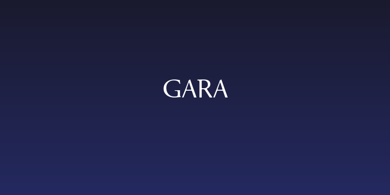 gara Social Header