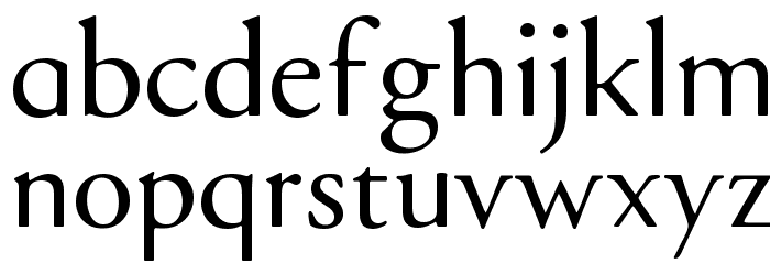 gara Font LOWERCASE