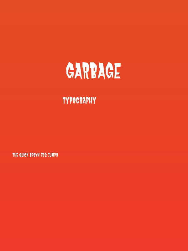 garbage Poster