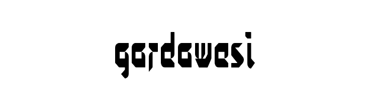 gardawesi  Free Fonts Download