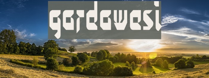 gardawesi Font examples