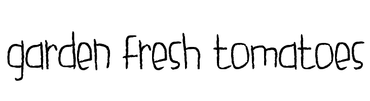 garden fresh tomatoes