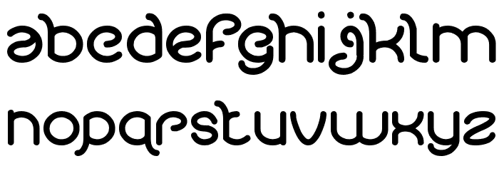 garden of rose Font LOWERCASE