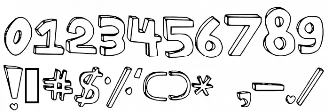 garden Font OTHER CHARS