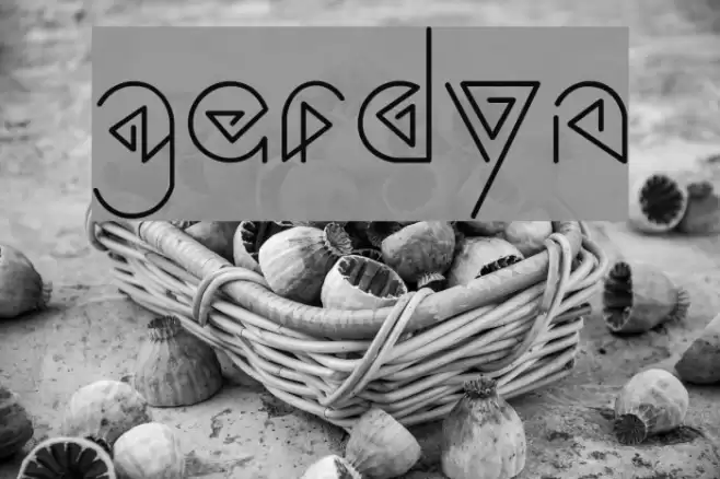 gardyn Font examples