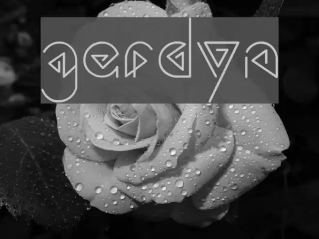 gardyn Font examples