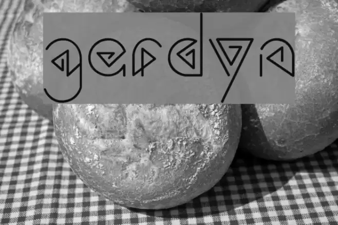 gardyn Font examples