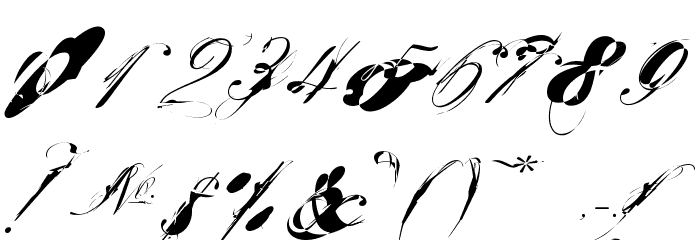 garglenutz recur51ve Font OTHER CHARS
