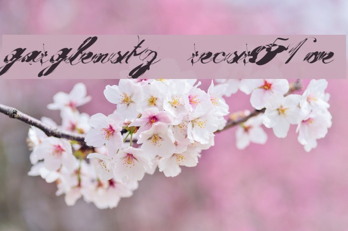garglenutz recur51ve Font examples