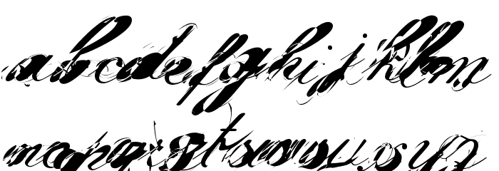 garglenutz recur51ve Font LOWERCASE
