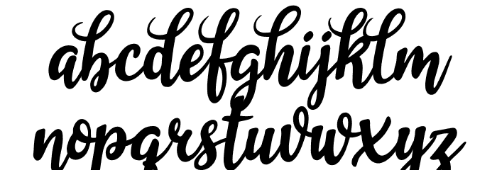 garliXbrowN Font Litere mici