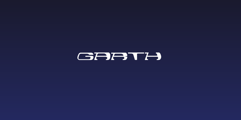 garth Social Header