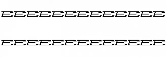 garth خط أحرف صغيرة