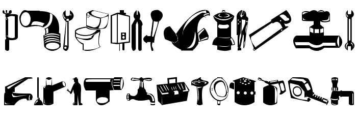 gasfiterbarrera Normal Font LOWERCASE