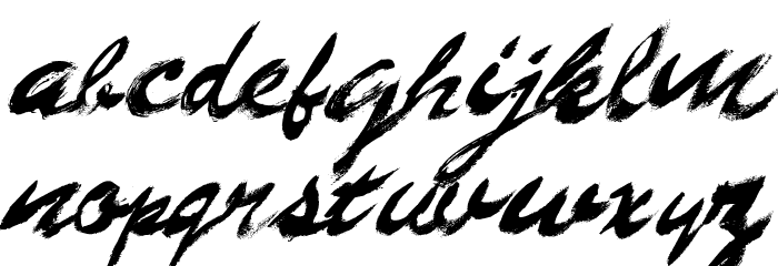 gasoline Font LOWERCASE