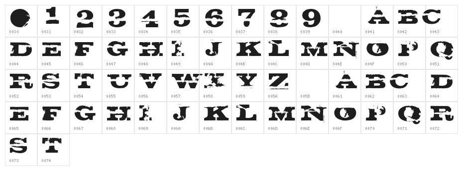 gatecrasher texan Character Map