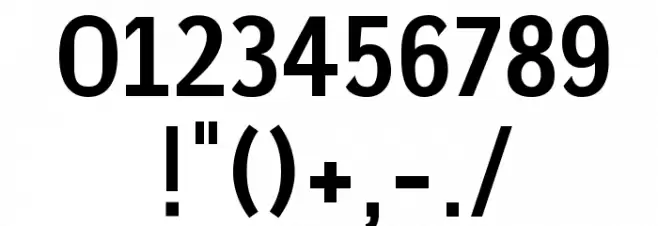 gausshauss bold Font OTHER CHARS