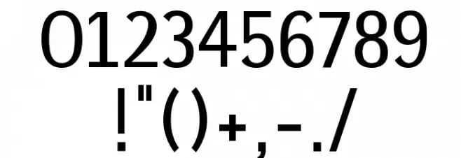 gausshauss medium Font OTHER CHARS