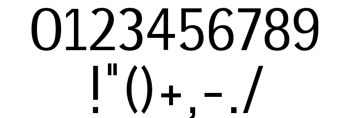 gausshauss regular Font OTHER CHARS