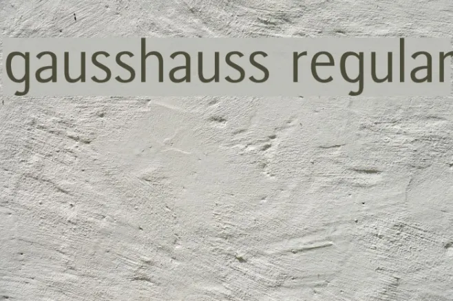 gausshauss regular Example 2