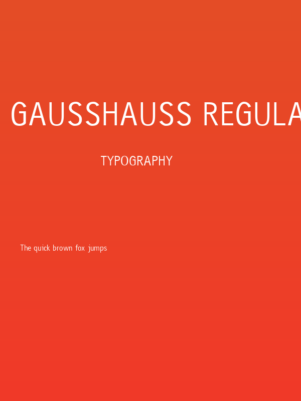 gausshauss regular Poster