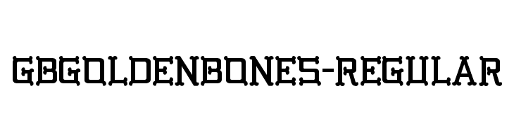 GBGoldenBones-Regular  नि: शुल्क फ़ॉन्ट्स डाउनलोड