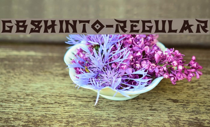 GBShinto-Regular Example 1