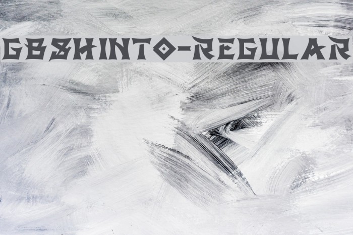 GBShinto-Regular Example 3