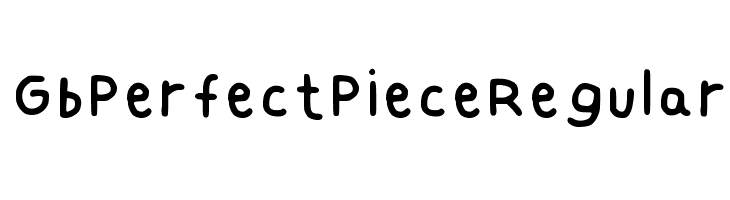Gb Perfect Piece Regular Font