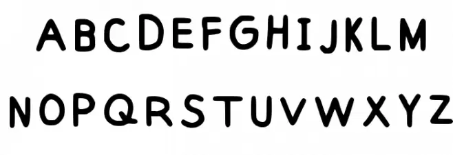 Gb Perfect Piece Regular Schriftart Groß