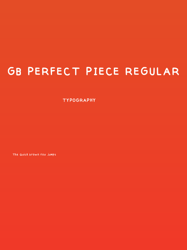 Gb Perfect Piece Regular Poster