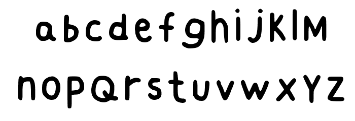 Gb Perfect Piece Regular Font LOWERCASE