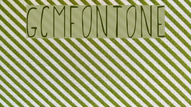 GCMFontone Example 1