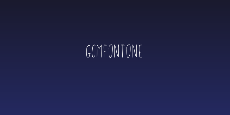 GCMFontone Social Header