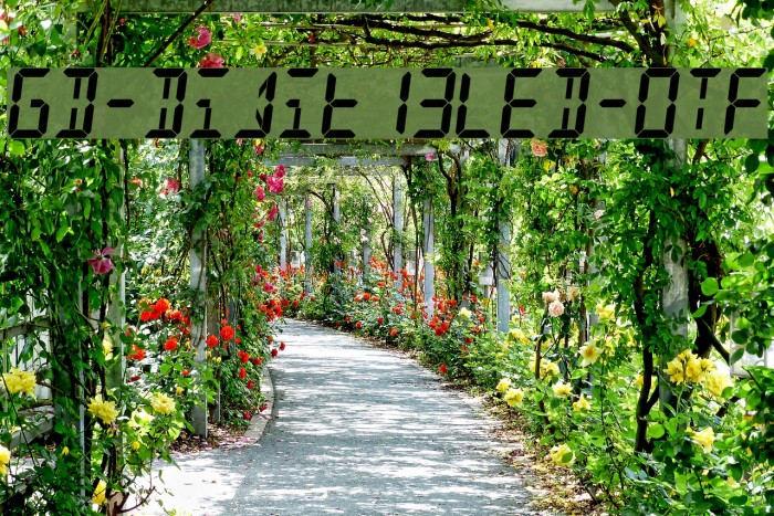 GD-Digit13LED-OTF Font examples