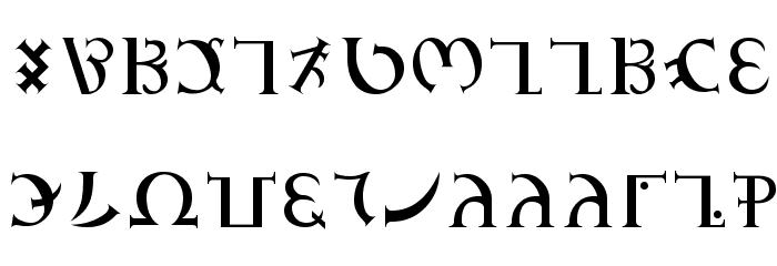GD_Enochian لخطوط تنزيل صغيرة