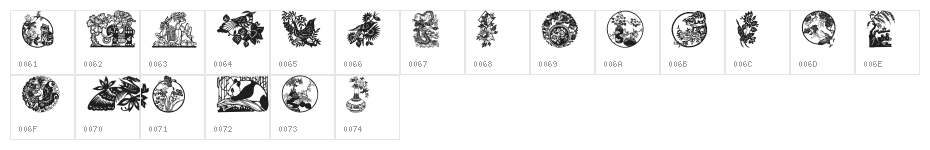 GE Chinese Art Character Map